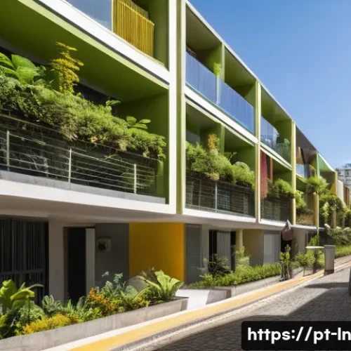 Home 33 다세대 주거의 재개발 사례 연구 - A vibrant urban multifamily residential area in São Paulo undergoing revitalization, showing moderni...