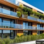 Home 23 다세대 주거의 글로벌 사례 비교 - A modern multifamily residential complex in Lisbon featuring sustainable architecture with solar pan...