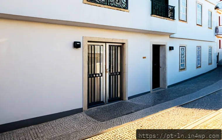 Home 17 다세대 주거의 안전성 확보 방안 - Photorealistic exterior of a well-maintained Portuguese multi-family apartment building in Lisbon, s...